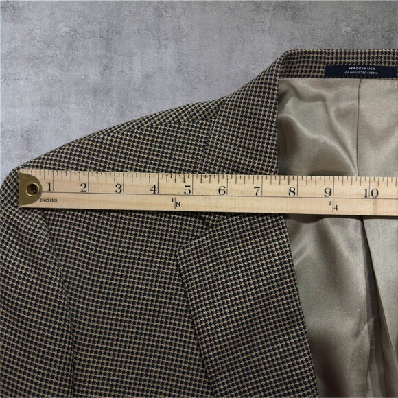 HART SCHAFFNER MARX Mens Blazer Sport Coat Two Button Jacket 44R SILK/WOOL Suits - Picture 5 of 11